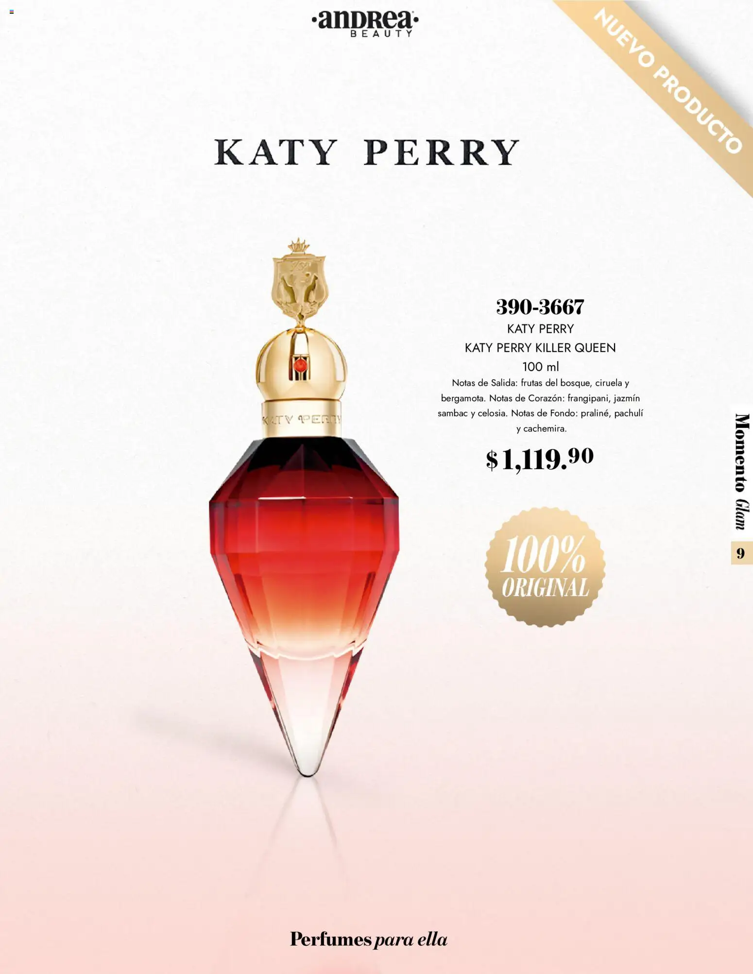 Nuevas ofertas de Andrea válidas en toda la República Mexicana desde el 26.10.2025. ¡Encuentra las mejores ofertas en Andrea catálogo Momento Glam! | Página: 9