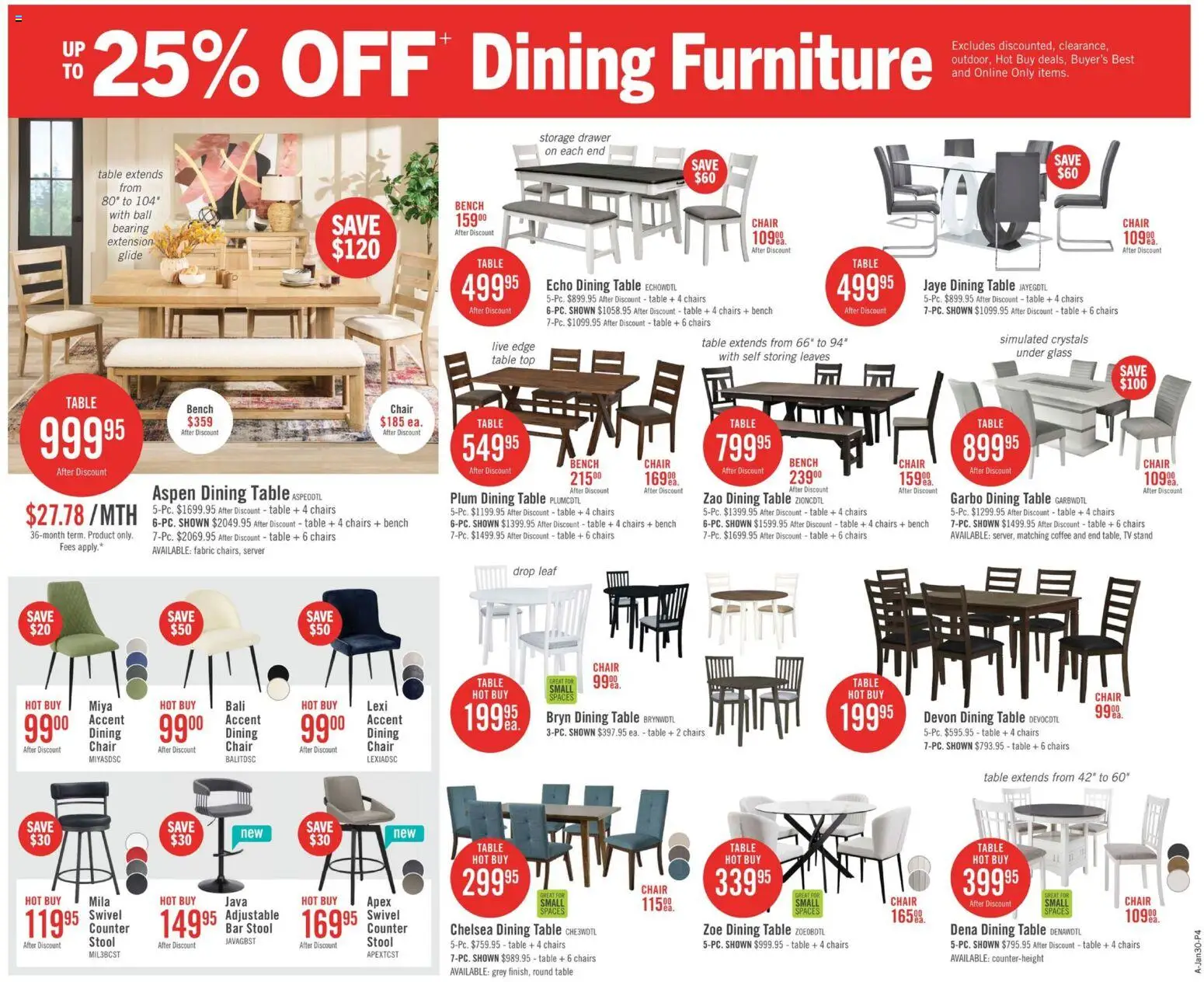 The Brick flyer valid from 29.01.2026 | Page: 11 | Products: Tv, Table, Chair, Coffee