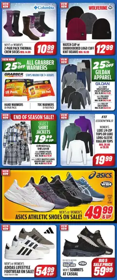Preview of Big 5 Sporting Goods weekly ads valid from 23.01.2026 | Page: 2 | Products: Shirt, Socks, Cap, Watch