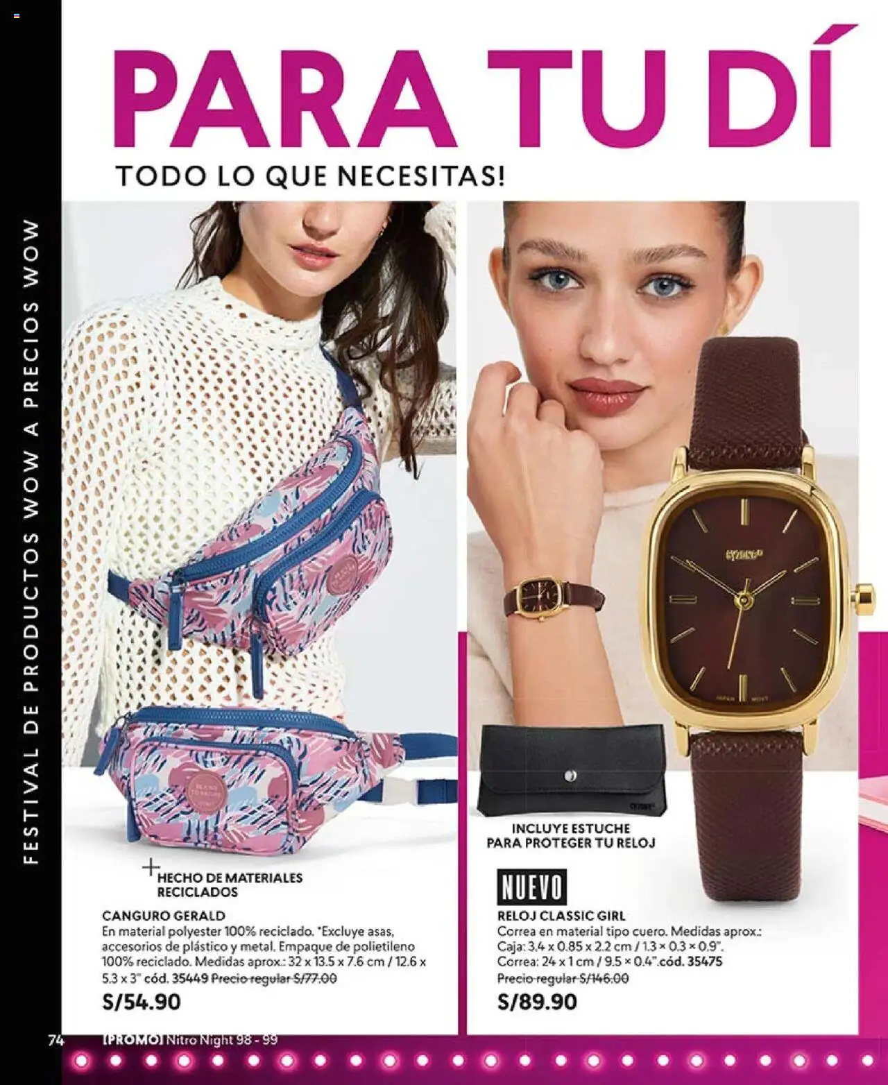 Catálogo CyZone válido desde 25.08.2025 | Página: 74 | Productos: Caja, Reloj, Empaque