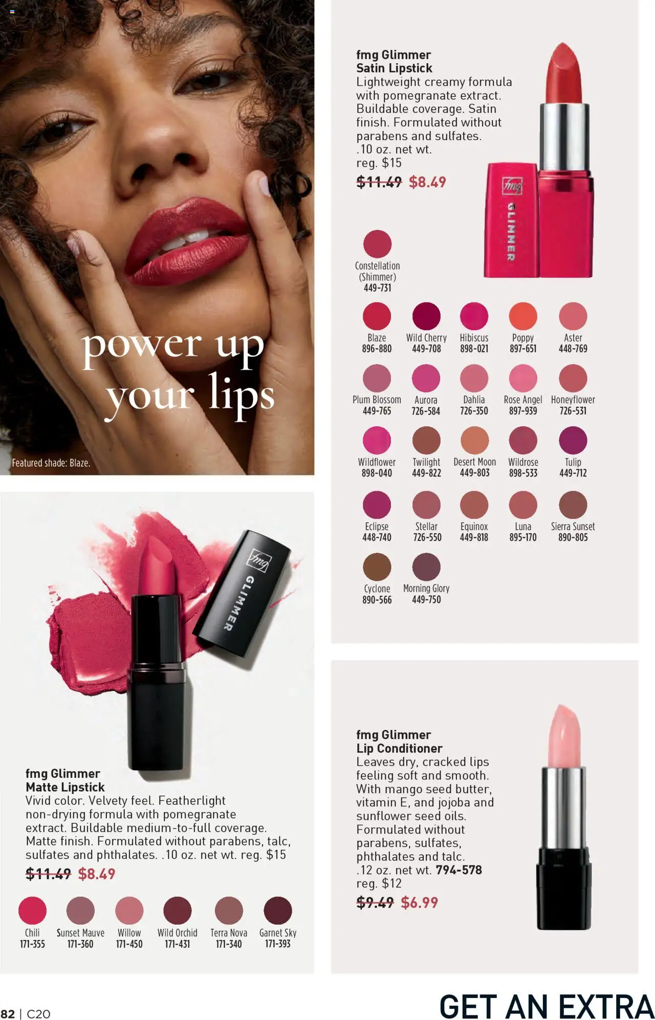 Avon Brochure - valid from 24.09.2025 | Page: 82 | Products: Vitamin, Plum, Lipstick, Mango