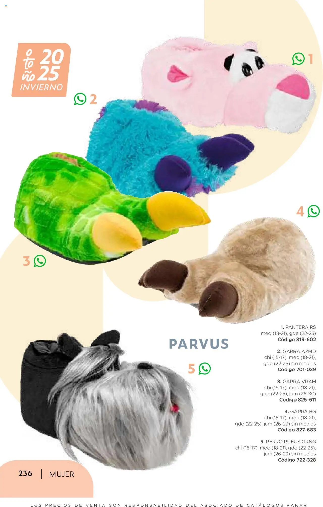 Nuevas ofertas de SC Pakar válidas en toda la República Mexicana desde el 24.07.2025. ¡Encuentra las mejores ofertas en SC Pakar Catálogo Mujer otoño / invierno! | Página: 236