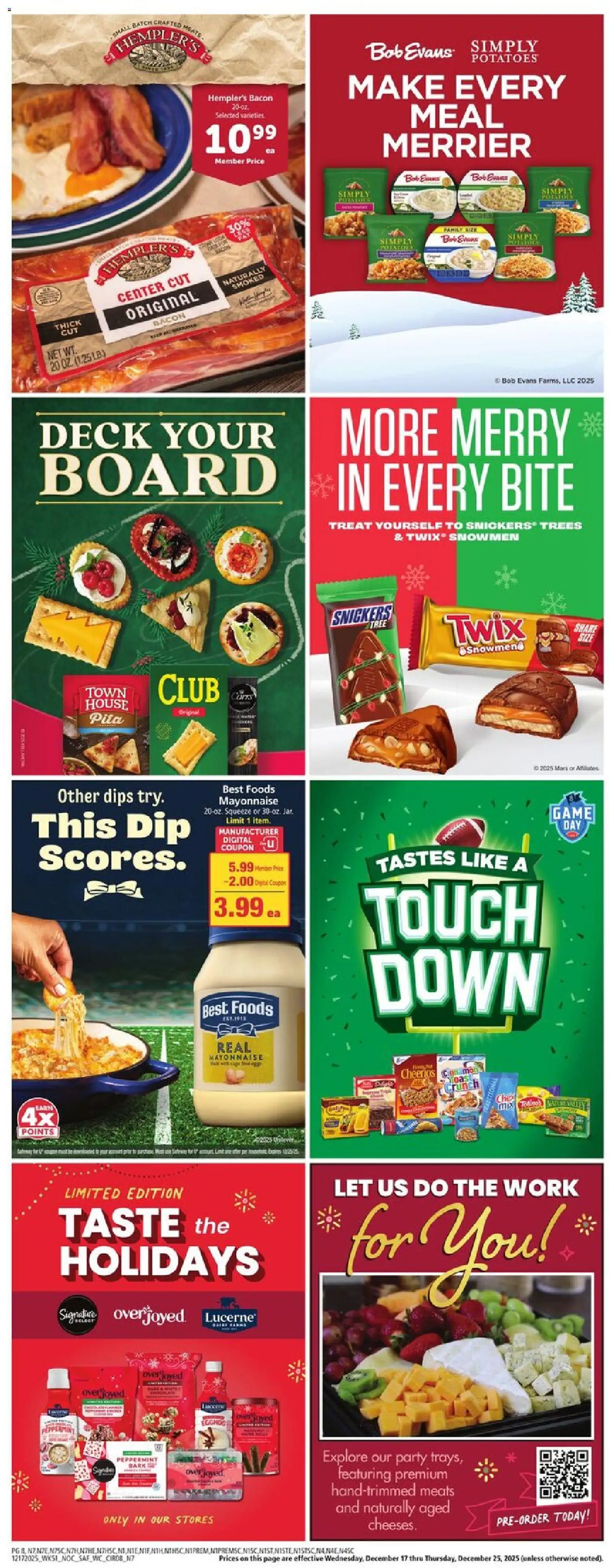 Safeway Weekly Ad - valid from 17.12.2025 | Page: 10 | Products: Peppermint, Potatoes, Mayonnaise, Game
