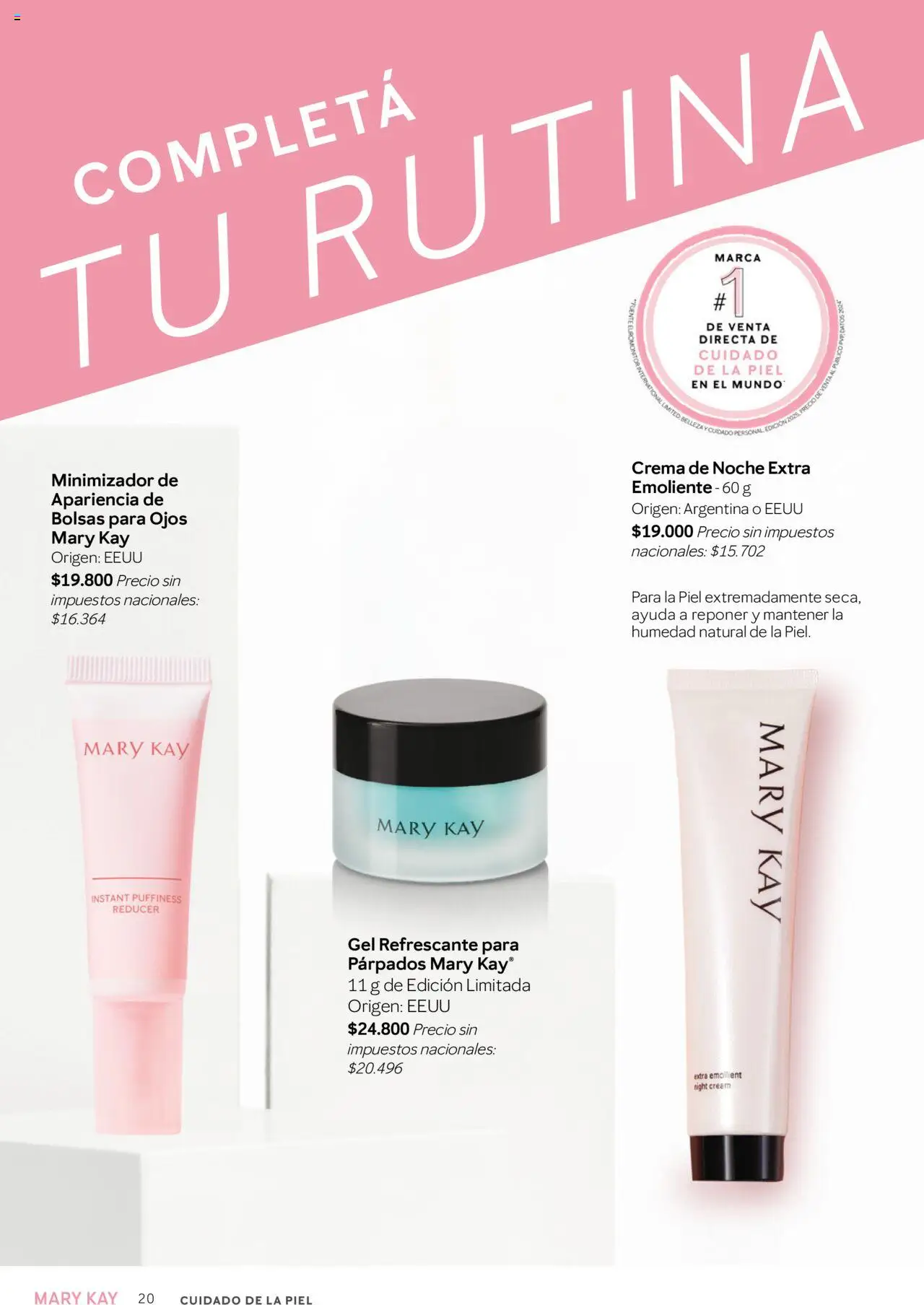 Mary Kay catálogo Invierno │ válido desde el 01.07.2025 | Página: 20 | Productos: Fuente, Crema