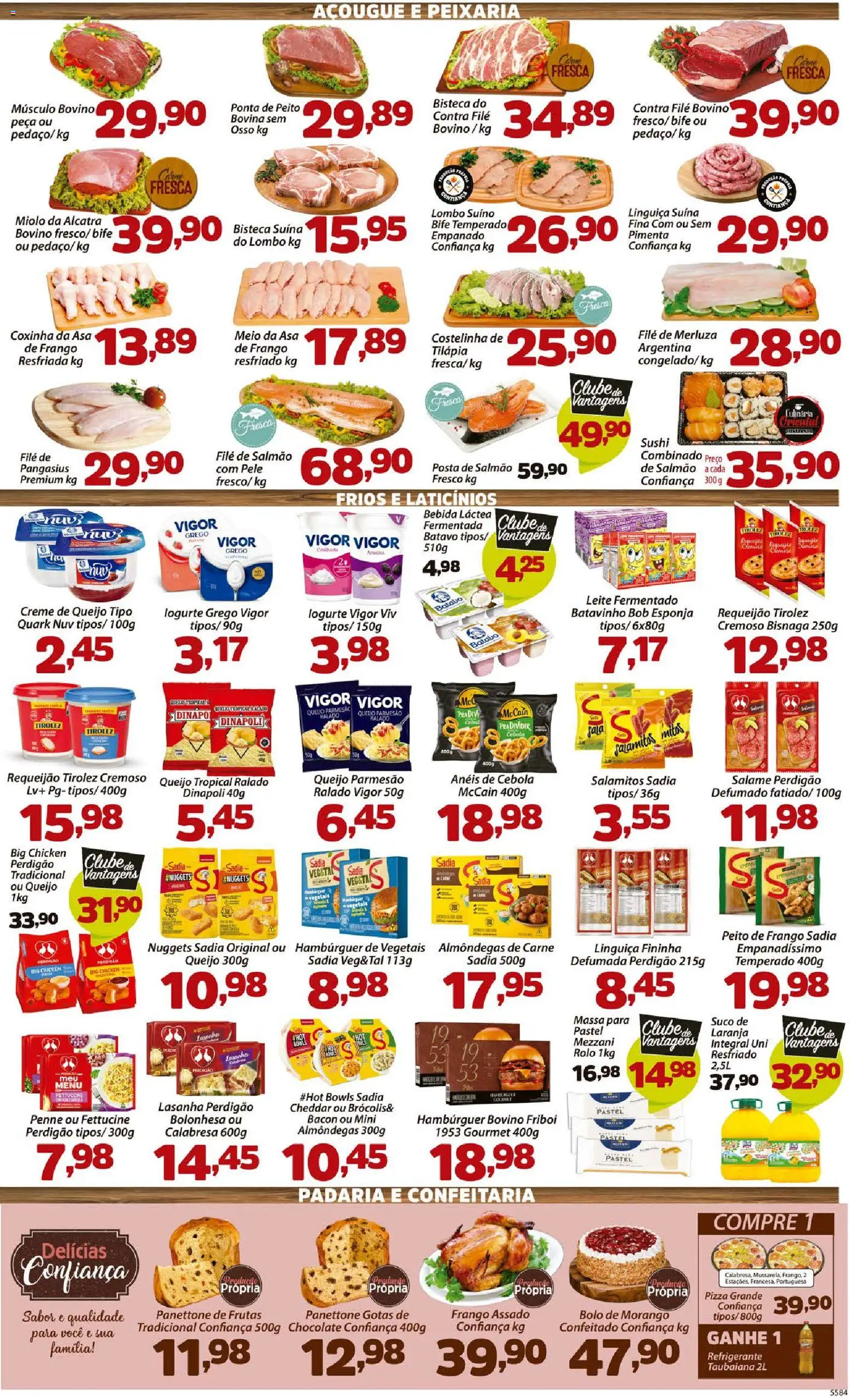 Confiança Folheto - válido de 07.11.2025 | Página: 3 | Produtos: Rolo, Lasanha, Iogurte grego, Peito de frango