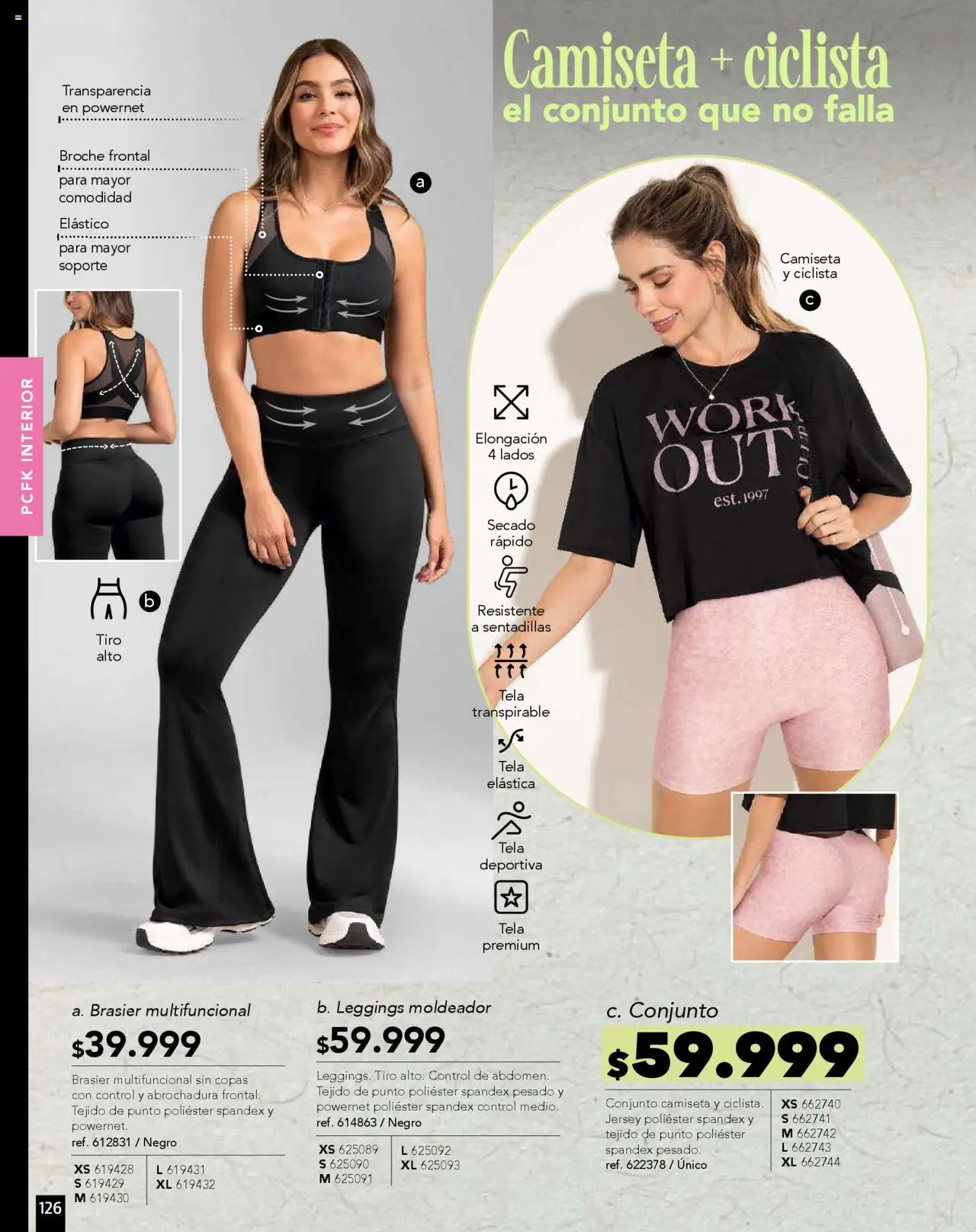 Pacifika revista - valida desde el 01.08.2025 | Página: 135 | Productos: Brasier, Camiseta, Conjunto