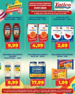 Tatico Folheto - válido de 31.07.2025 | Página: 9 | Produtos: Cerveja, Refrigerante, Maionese, Leite condensado