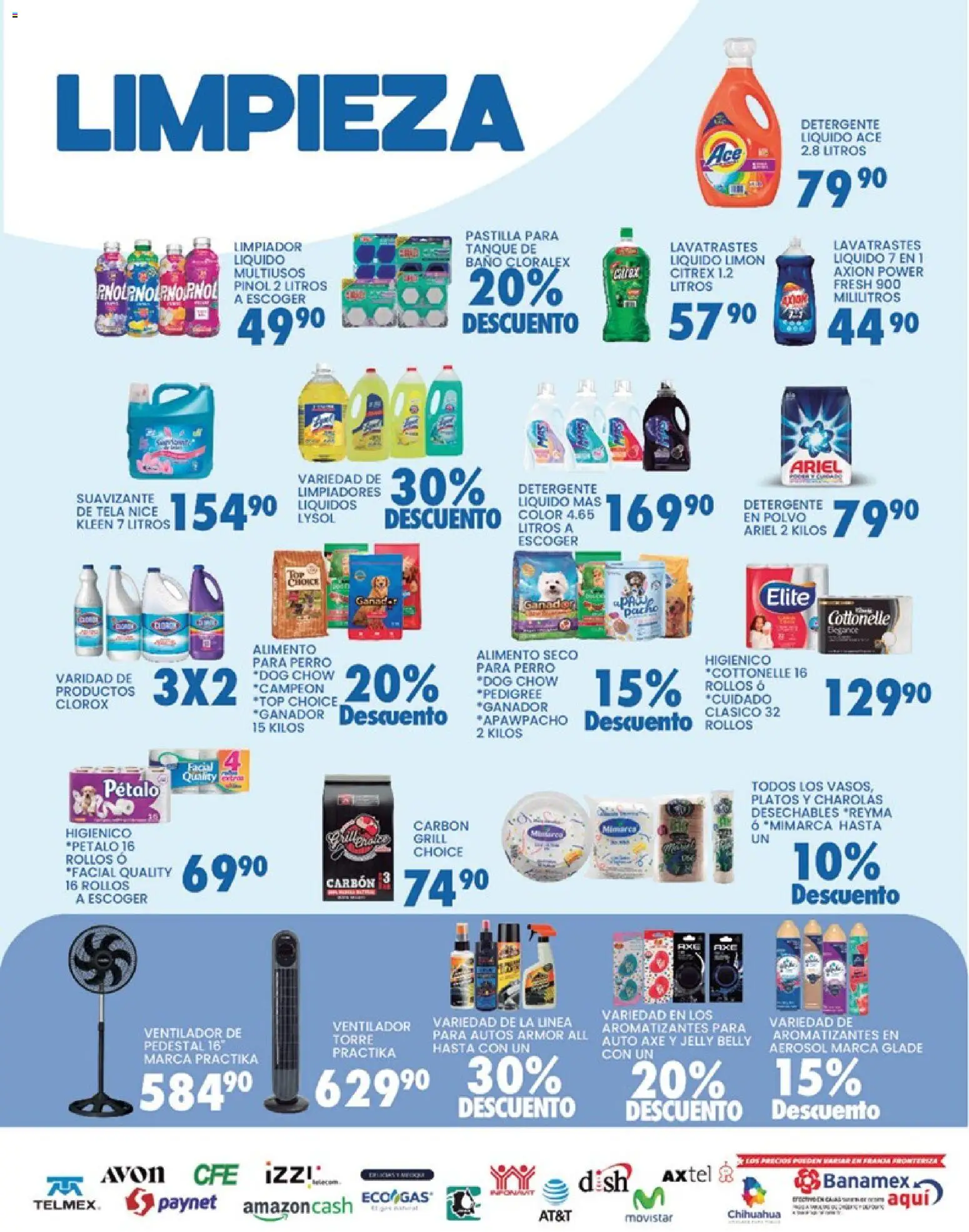 Nuevas ofertas de Alsuper válidas en toda la República Mexicana desde el 13.03.2026. ¡Encuentra las mejores ofertas en Alsuper folleto Casas Grandes! | Página: 5 | Productos: Ventilador, Limón, Baño, Polvo