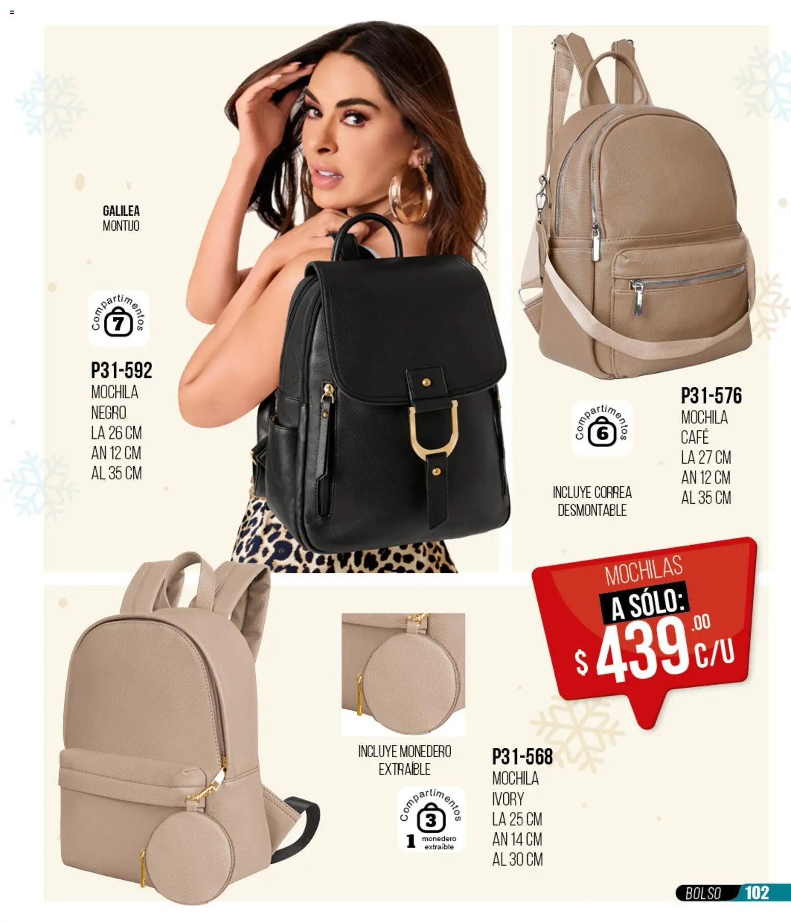 Nuevas ofertas de Cklass válidas en toda la República Mexicana desde el 12.01.2026. ¡Encuentra las mejores ofertas en Cklass catálogo Mega Ofertas Ropa! | Página: 103 | Productos: Monedero, Bolso, Mochila, Café