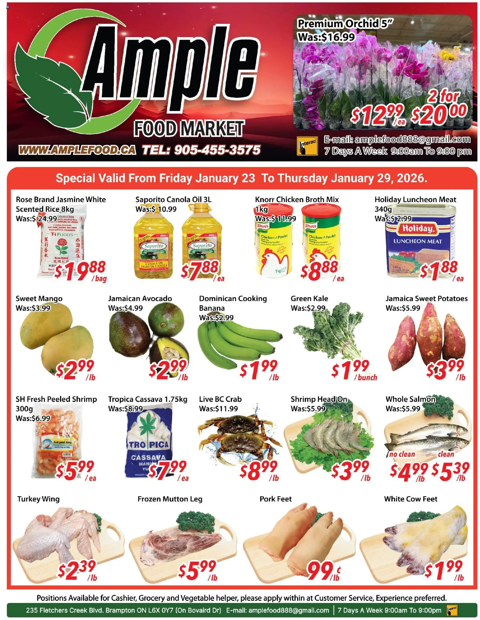 Ample Food Market flyer valid from 23.01.2026 | Page: 1