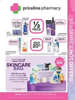 Preview of Priceline Pharmacy Fragrance Hot Offers! - valid from 13.11.2025