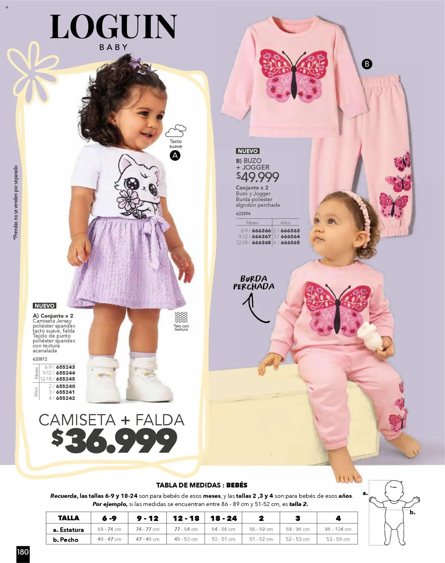 Pacifika revista - valida desde el 01.11.2025 | Página: 180 | Productos: Algodón, Falda, Buzo, Conjunto