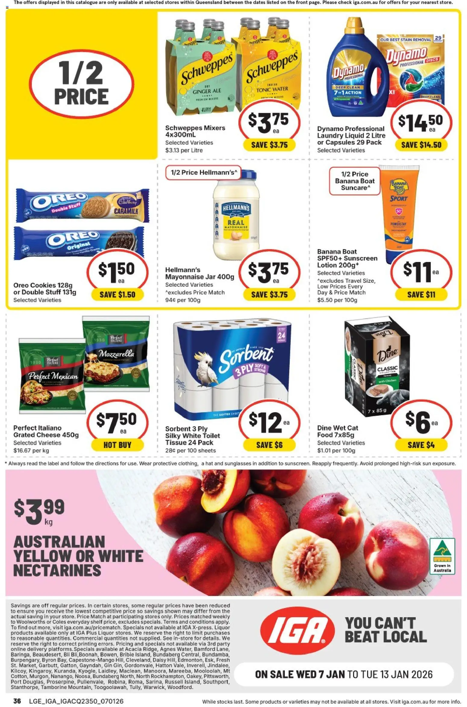 IGA catalogue - valid from 07.01.2026 | Page: 39 | Products: Shelf, Cheese, Lotion, Water