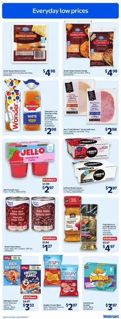 Preview of Walmart weekly flyer from shop Walmart valid from 23.04.2026 | Page: 6 | Products: Rice, Flakes, Cheese, Yogurt