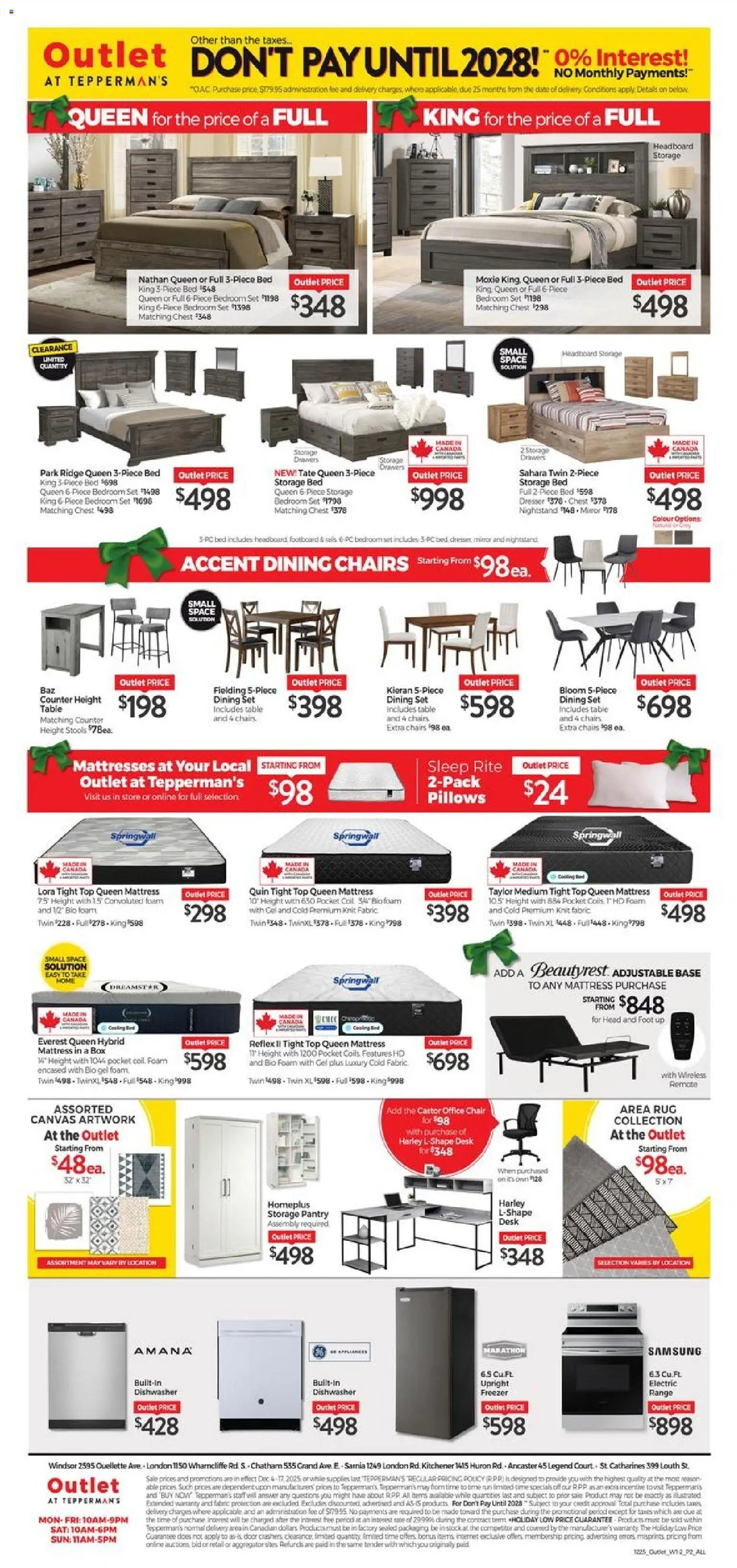 Tepperman's flyer valid from 11.12.2025 | Page: 2 | Products: PC, Freezer, Dishwasher, Mirror