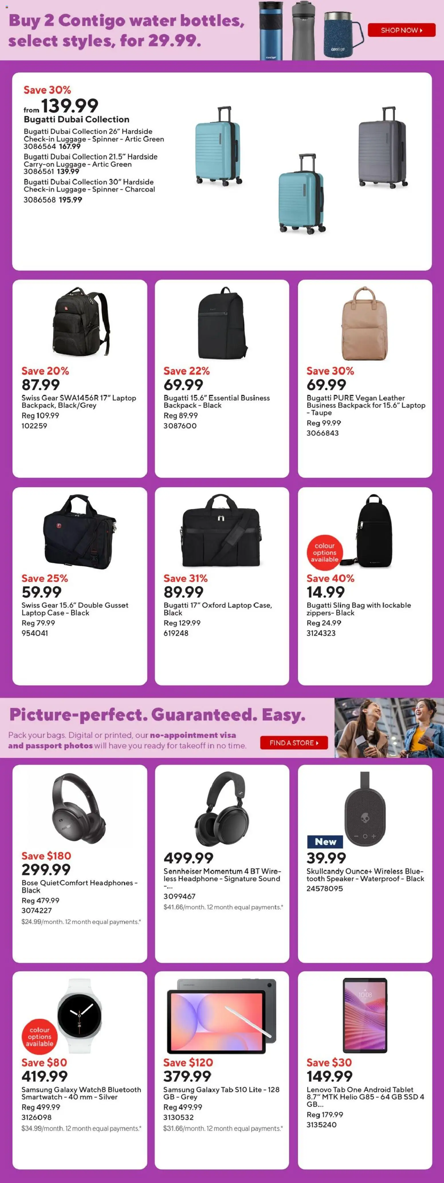 Staples flyer valid from 13.02.2026 | Page: 4 | Products: Headphones, Case, Speaker, Smartwatch