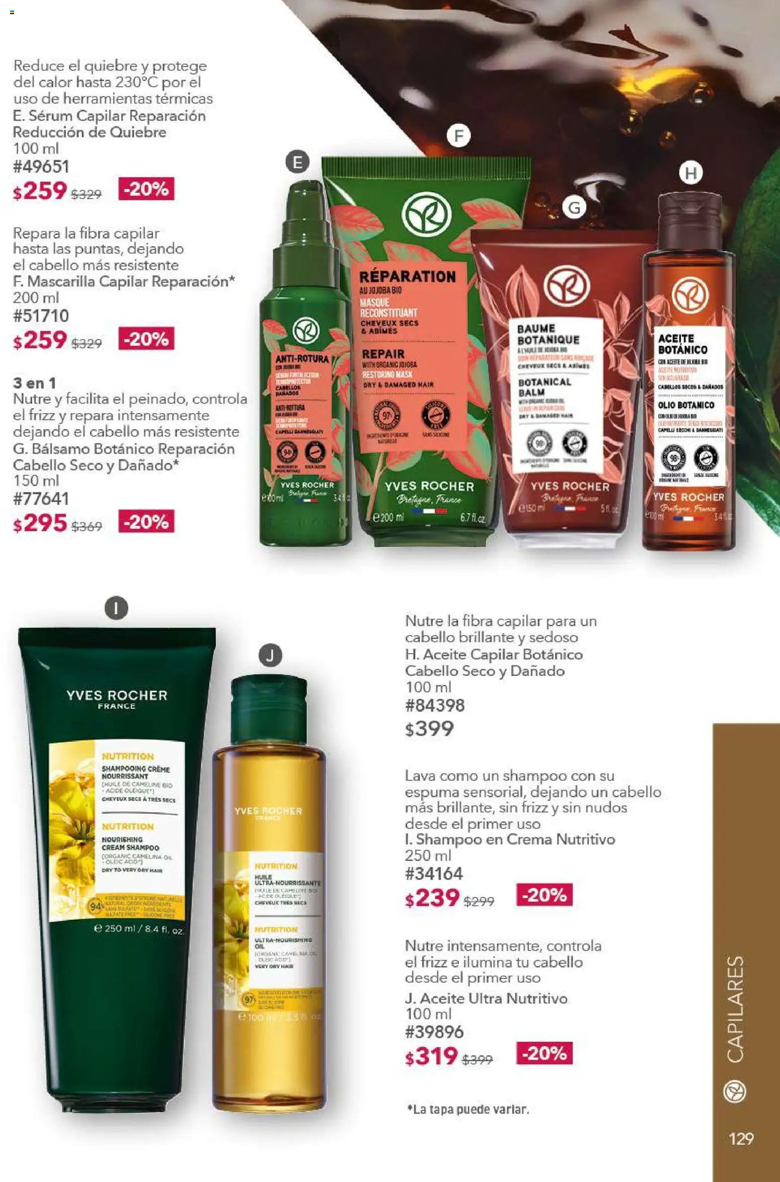 Nuevas ofertas de Yves Rocher válidas en toda la República Mexicana desde el 09.12.2025. ¡Encuentra las mejores ofertas en Yves Rocher campaña 17 2025! | Página: 131 | Productos: Crema, Aceite, Bálsamo, Espuma