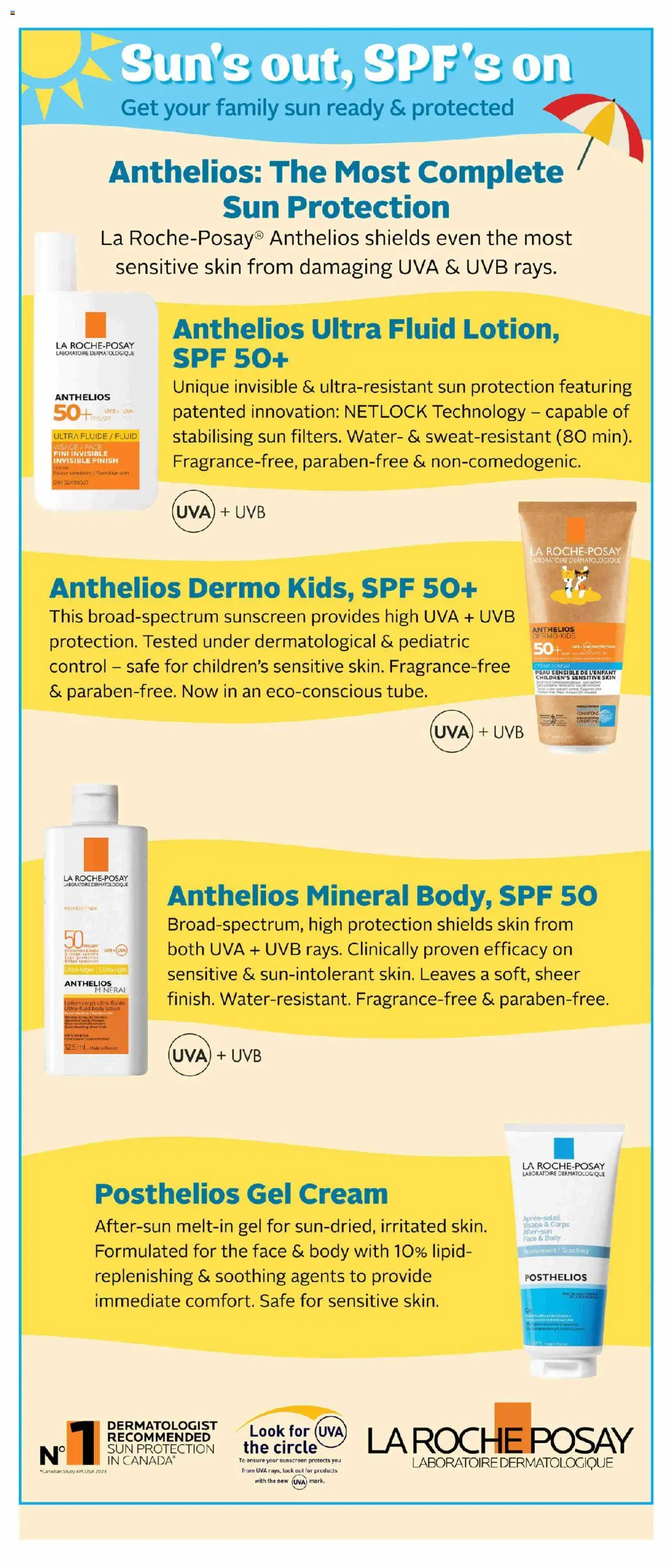 Rexall flyer valid from 28.03.2025 | Page: 4 | Products: Cream, Sunscreen, Body lotion