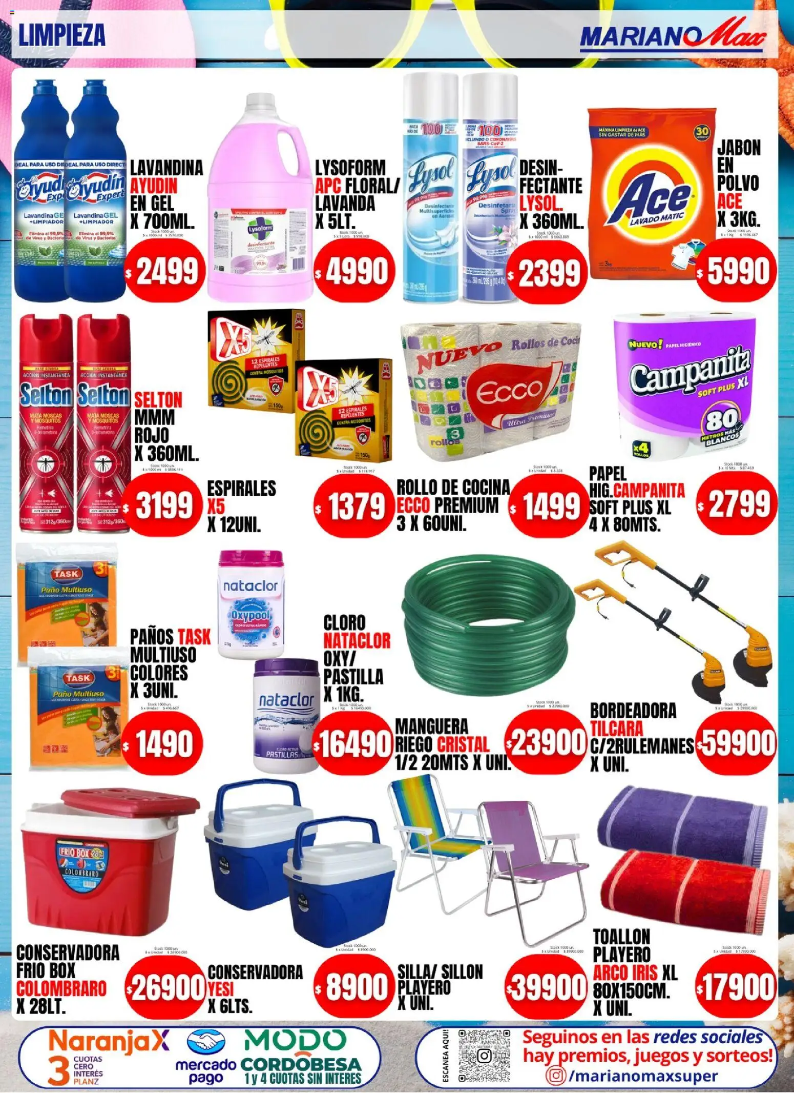 Mariano Max - Catálogo │ válido desde el 03.01.2026 | Página: 7 | Productos: Papel higiénico, Sillón, Jabón, Bordeadora