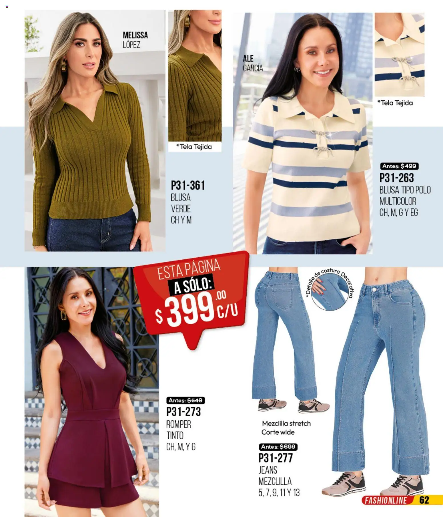 Nuevas ofertas de Cklass válidas en toda la República Mexicana desde el 12.01.2026. ¡Encuentra las mejores ofertas en Cklass catálogo Mega Ofertas Ropa! | Página: 63 | Productos: Blusa