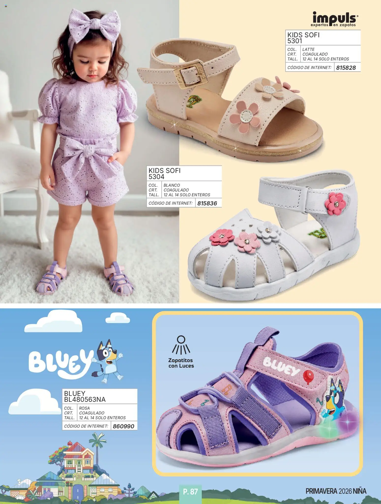 Nuevas ofertas de Impuls válidas en toda la República Mexicana desde el 01.01.2026. ¡Encuentra las mejores ofertas en Impuls catálogo Niña! | Página: 89 | Productos: Zapatos