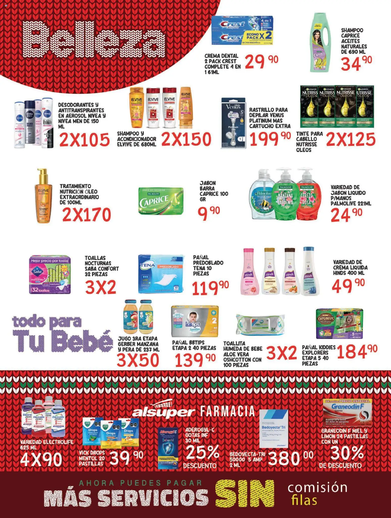 Nuevas ofertas de Alsuper válidas en toda la República Mexicana desde el 25.11.2025. ¡Encuentra las mejores ofertas en Alsuper folleto Laguna! | Página: 4 | Productos: Jabón líquido, Rastrillo, Manzana, Jugo