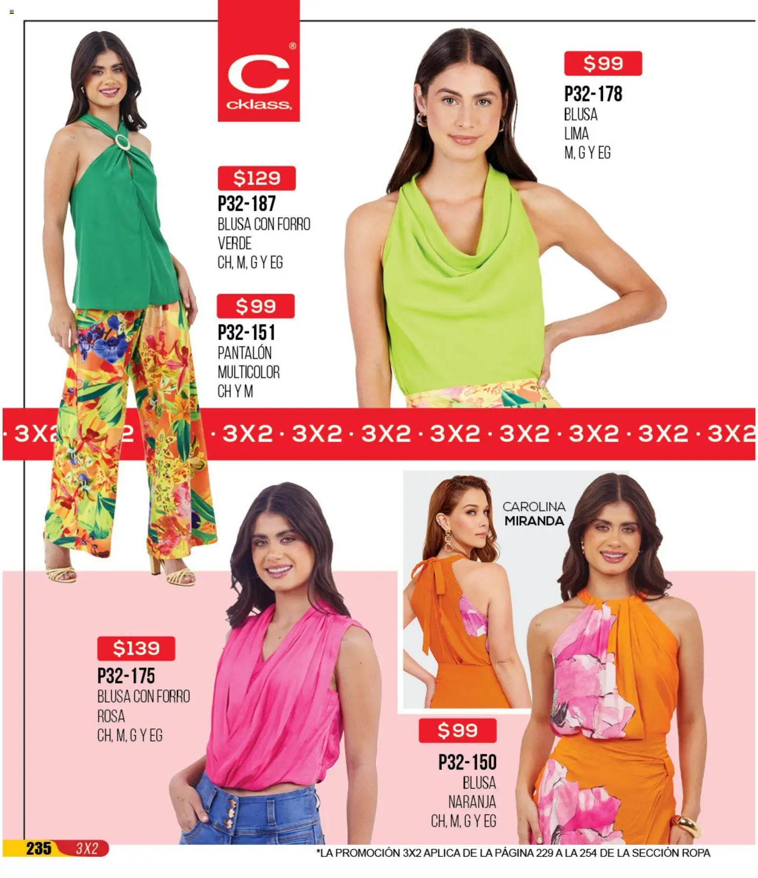 Nuevas ofertas de Cklass válidas en toda la República Mexicana desde el 30.11.2025. ¡Encuentra las mejores ofertas en Cklass catálogo Rebajas Navideñas Ropa! | Página: 236 | Productos: Blusa, Lima, Ropa