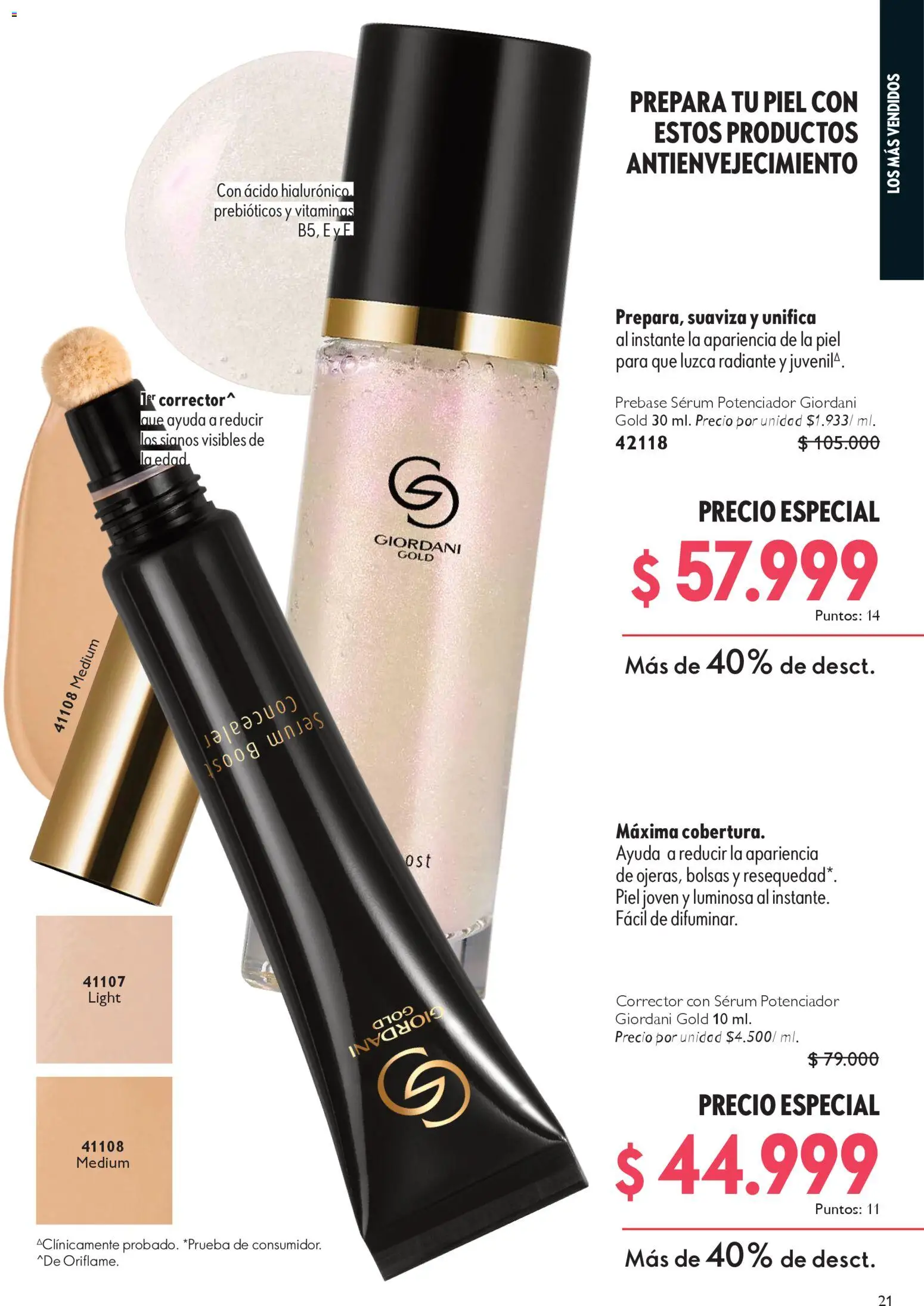 Oriflame revista - valida desde el 14.02.2026 | Página: 21 | Productos: Serum, Vitaminas, Corrector