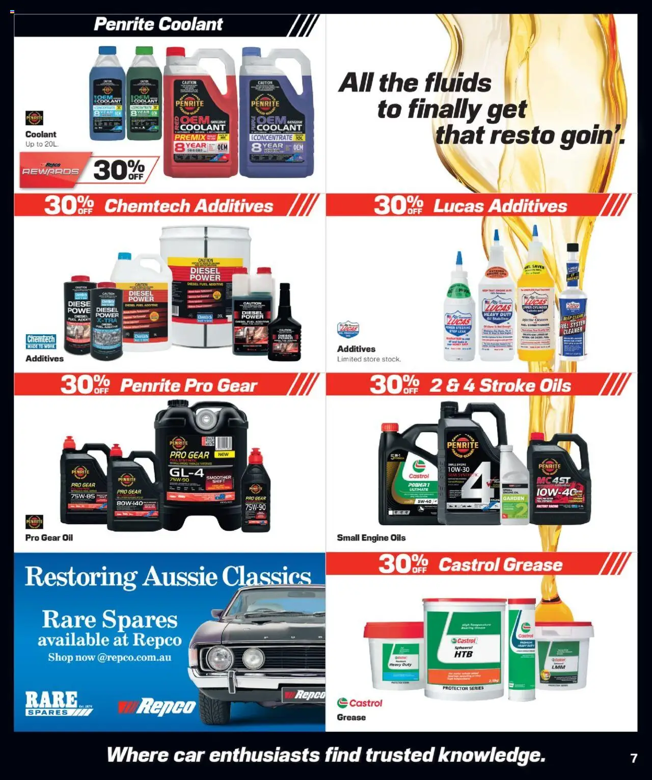 Repco catalogue - valid from 15.10.2025 | Page: 7 | Products: Cleaner, Oil, Lubricant