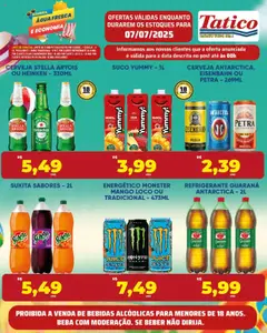 Tatico Folheto - válido de 07.07.2025 | Página: 9 | Produtos: Refresco, Hambúrguer, Monster, Pá