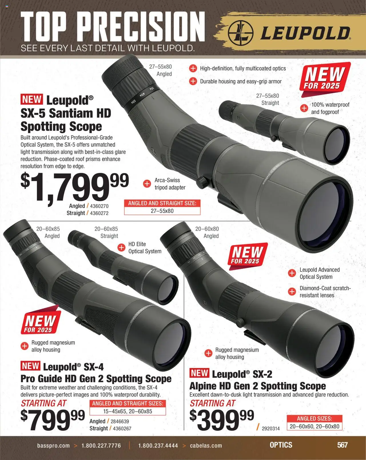 Cabela's Hunting Master 25 - valid from 11.08.2025 | Page: 567 | Products: Magnesium, Adapter
