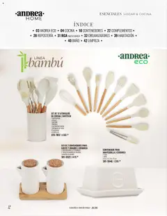 Vista previa de Andrea - Catálogo - Tu Hogar este Otoño, nuevo folleto de la tienda, válido en México a partir del 24.08.2025 | Página: 2 | Productos: Vinagre, Bandeja, Pasta, Cucharón