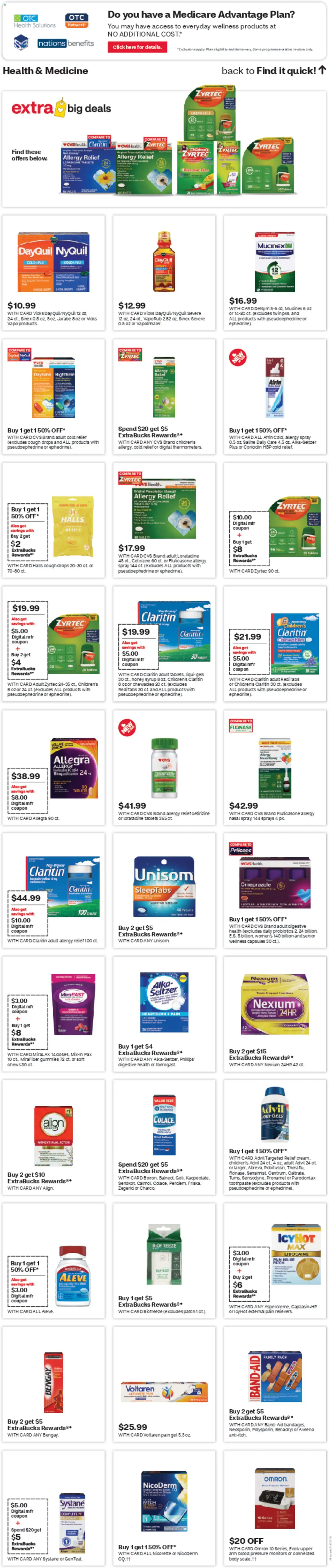 CVS Pharmacy Weekly Ad - WV - valid from 01.03.2026 | Page: 7 | Products: Probiotics, Toothpaste, Cap
