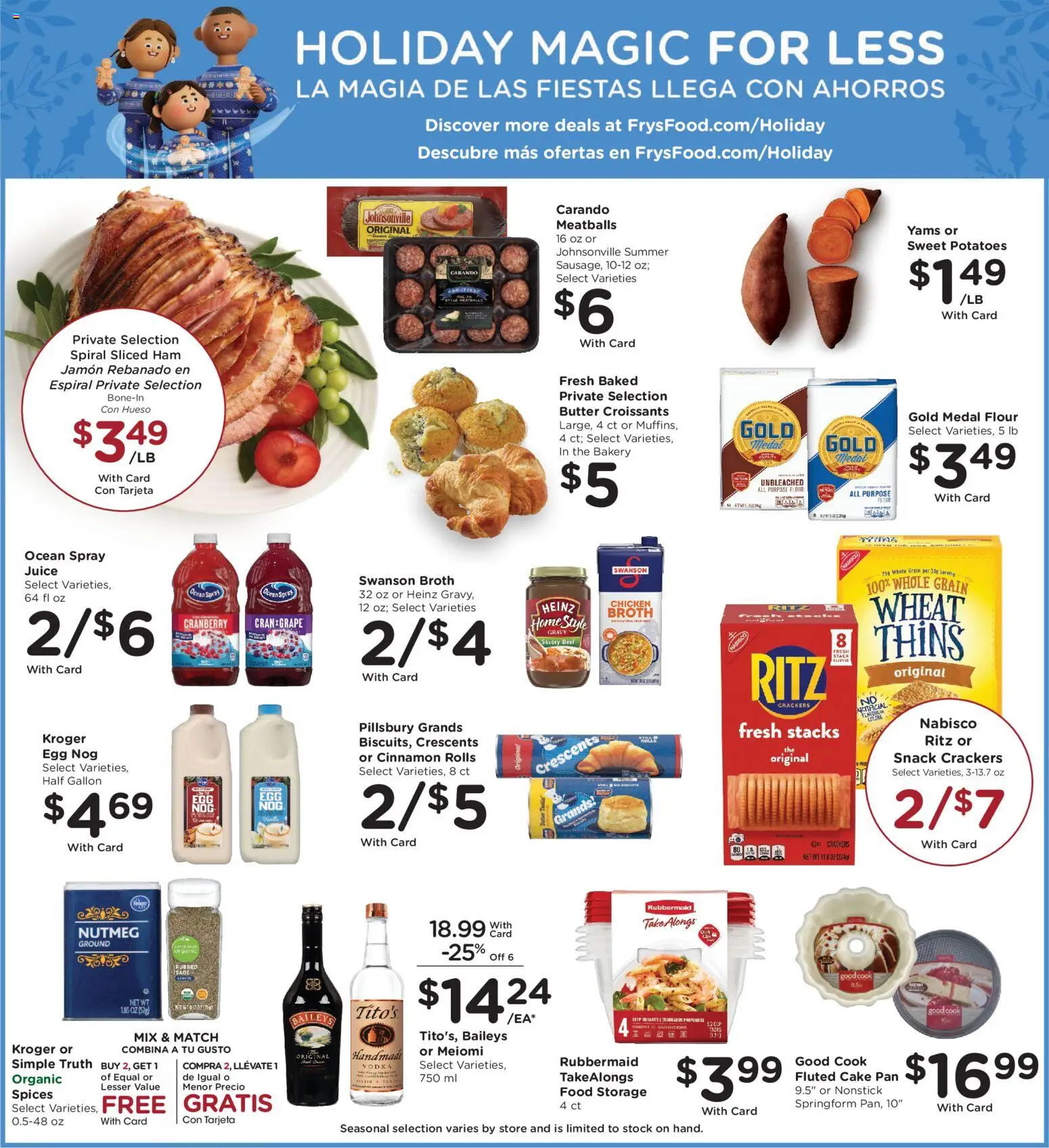 Fry's Food Weekly Ad - valid from 10.12.2025 | Page: 7 | Products: Bakery, Vodka, Potatoes, Croissants