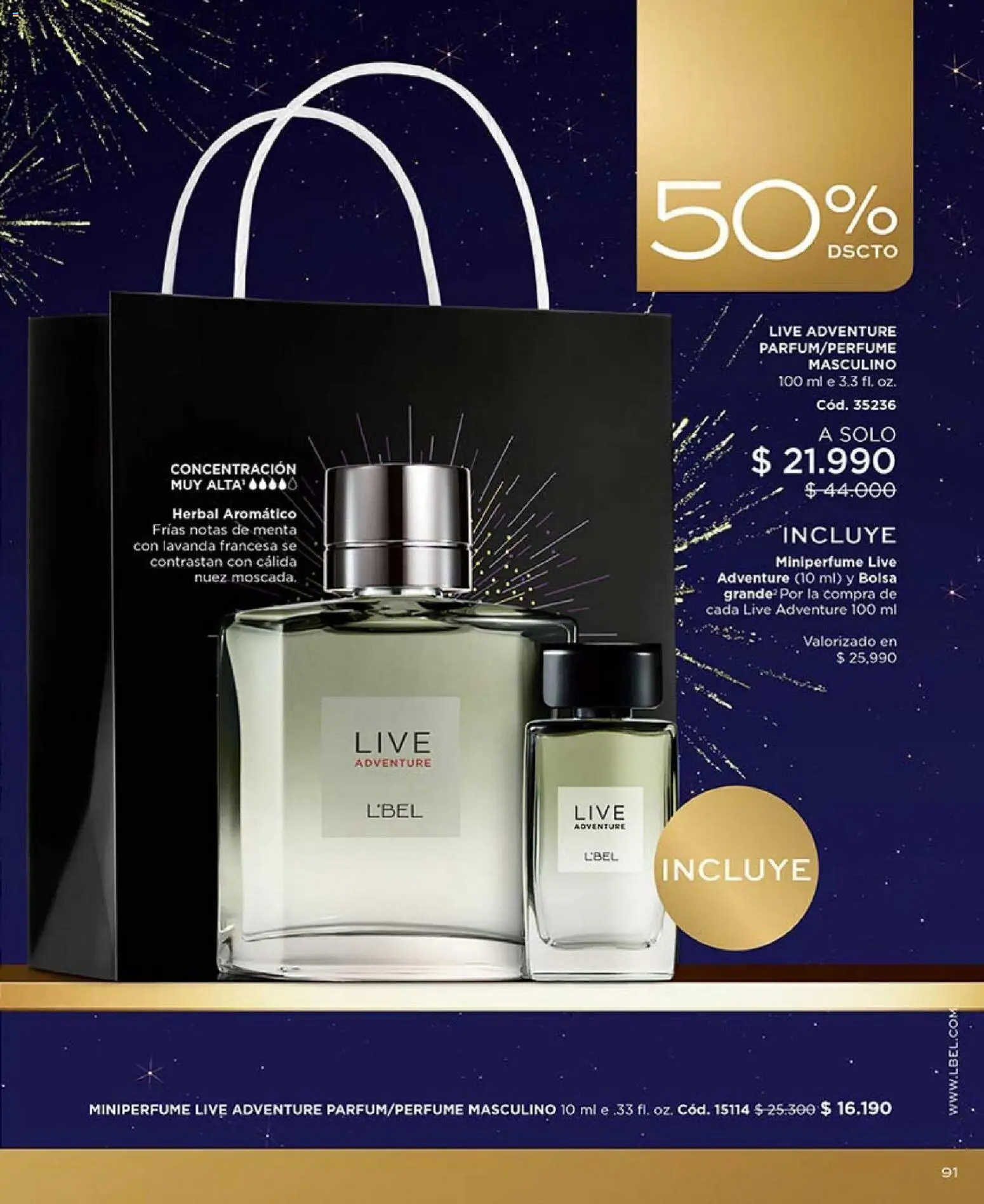 Catálogo L'Bel Campaña 1 │ válido desde el 01.01.2026 | Página: 91 | Productos: Bolsa, Nuez