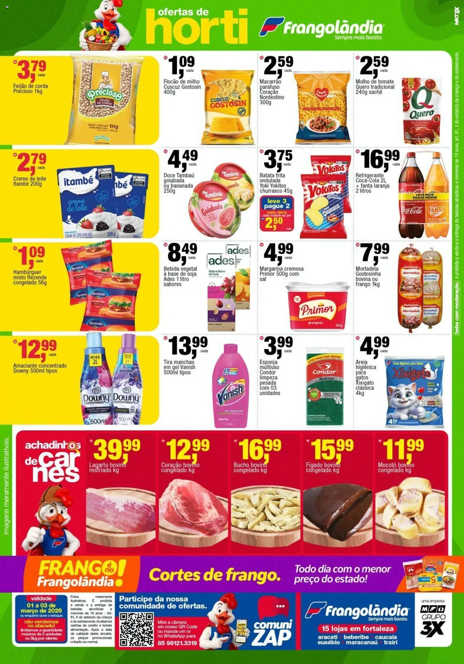 Frangolândia Folheto - válido de 01.03.2026 | Página: 2 | Produtos: Areia, Cola, Batata, Sal
