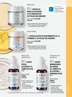 Nuevas ofertas de JAFRA válidas en toda la República Mexicana desde el 01.05.2025. ¡Encuentra las mejores ofertas en Facial Capsules Cápsulas Faciales Prebiotic Serum Suero Prebiótico, 30 capsules / 30 cápsulas Total Content / Contenido Total 9.3 ml / 0.31 FL OZ! | Página: 33