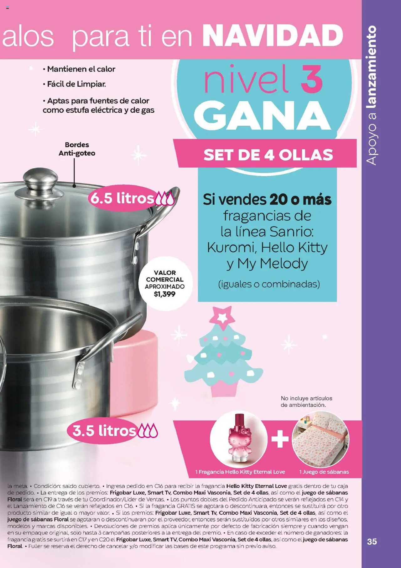Nuevas ofertas de Fuller válidas en toda la República Mexicana desde el 15.10.2025. ¡Encuentra las mejores ofertas en Fuller - Revista Gana Más C14! | Página: 35 | Productos: Juego, Caja, Sabanas, Fragancia