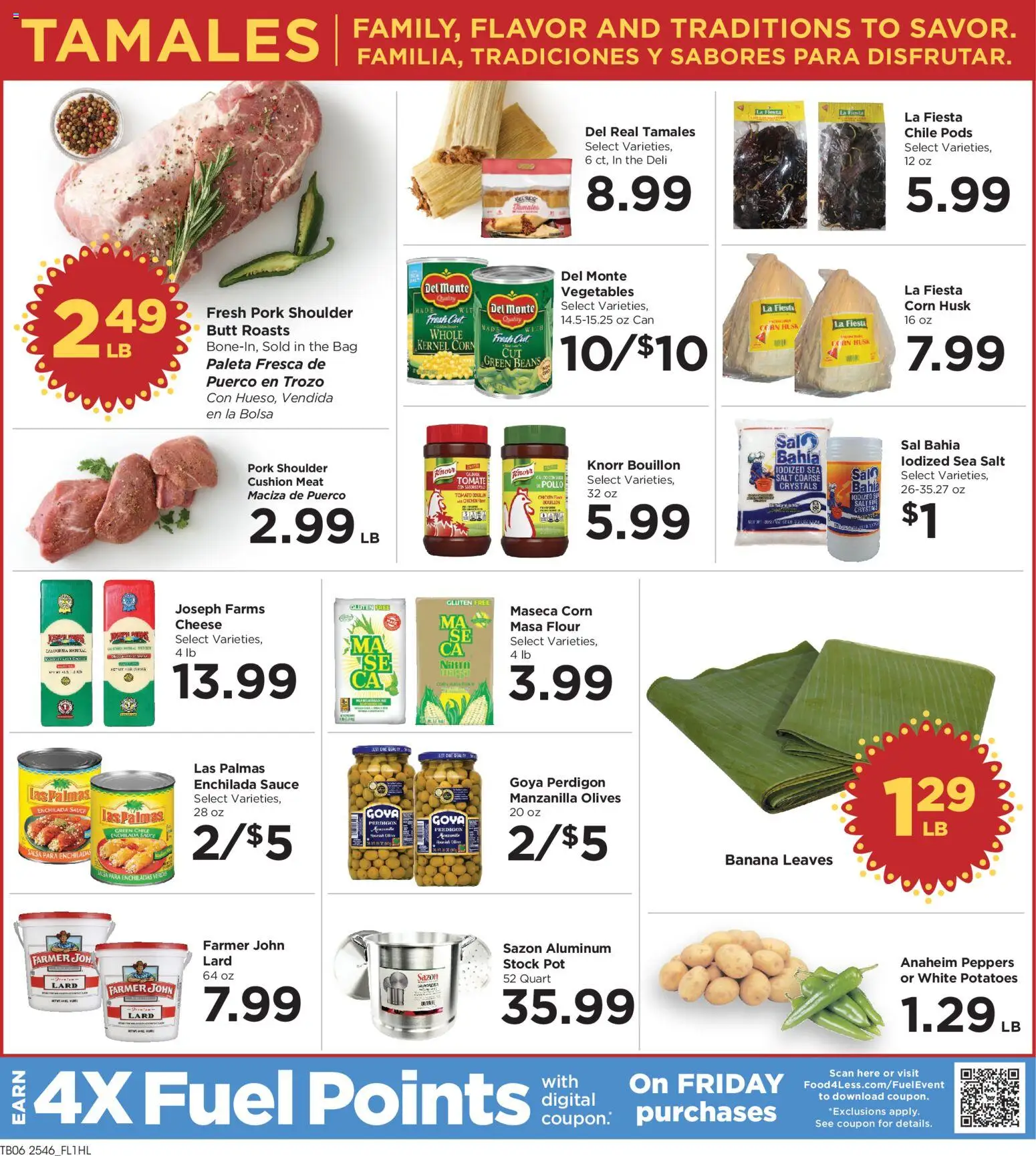Food 4 Less Weekly Ad - valid from 17.12.2025 | Page: 3 | Products: Vegetables, Cushion, Sauce, Salt