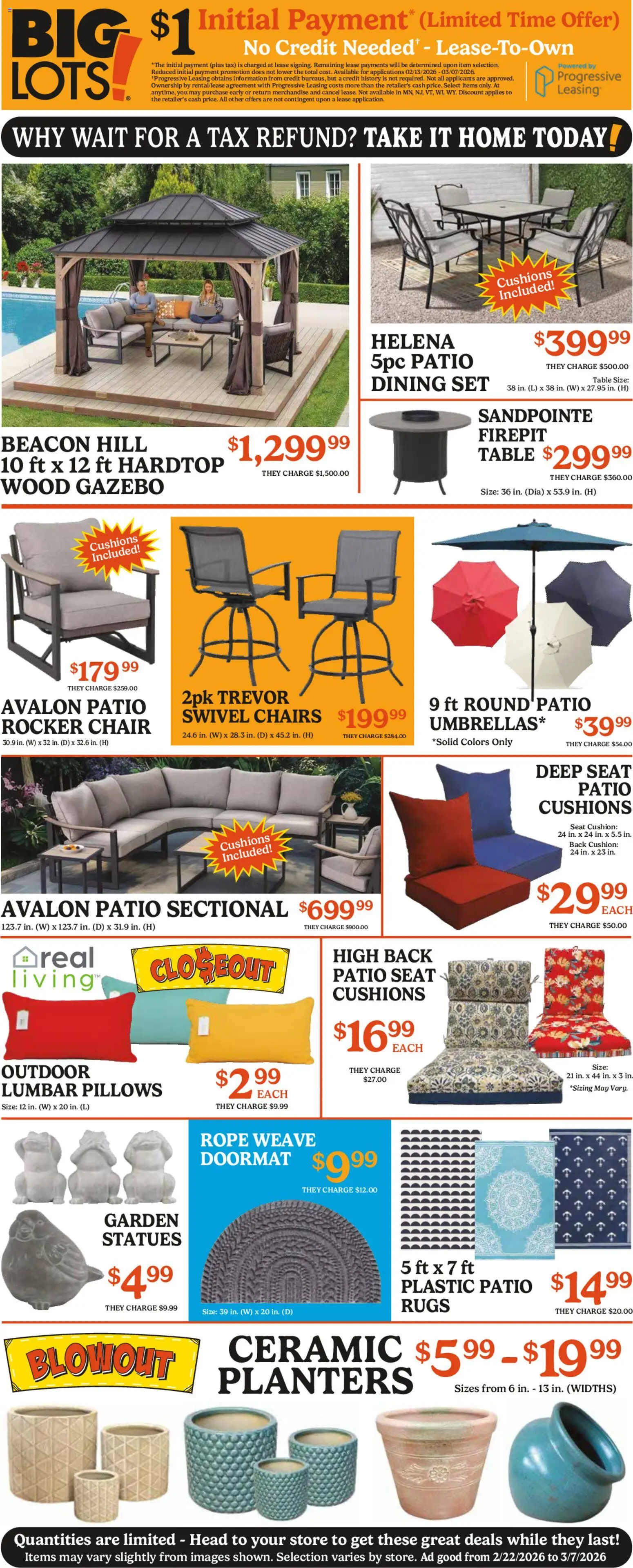 Big Lots Weekly Ad - valid from 22.02.2026 | Page: 1