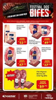 Semar Supermercado ofertas Especial Bifes  - Pré-Visualização do folheto da loja Semar Supermercado, válido de 24.03.2026