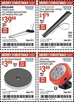 Preview of Harbor Freight weekly ads valid from 02.12.2025 | Page: 4 | Products: Magnet, Cable