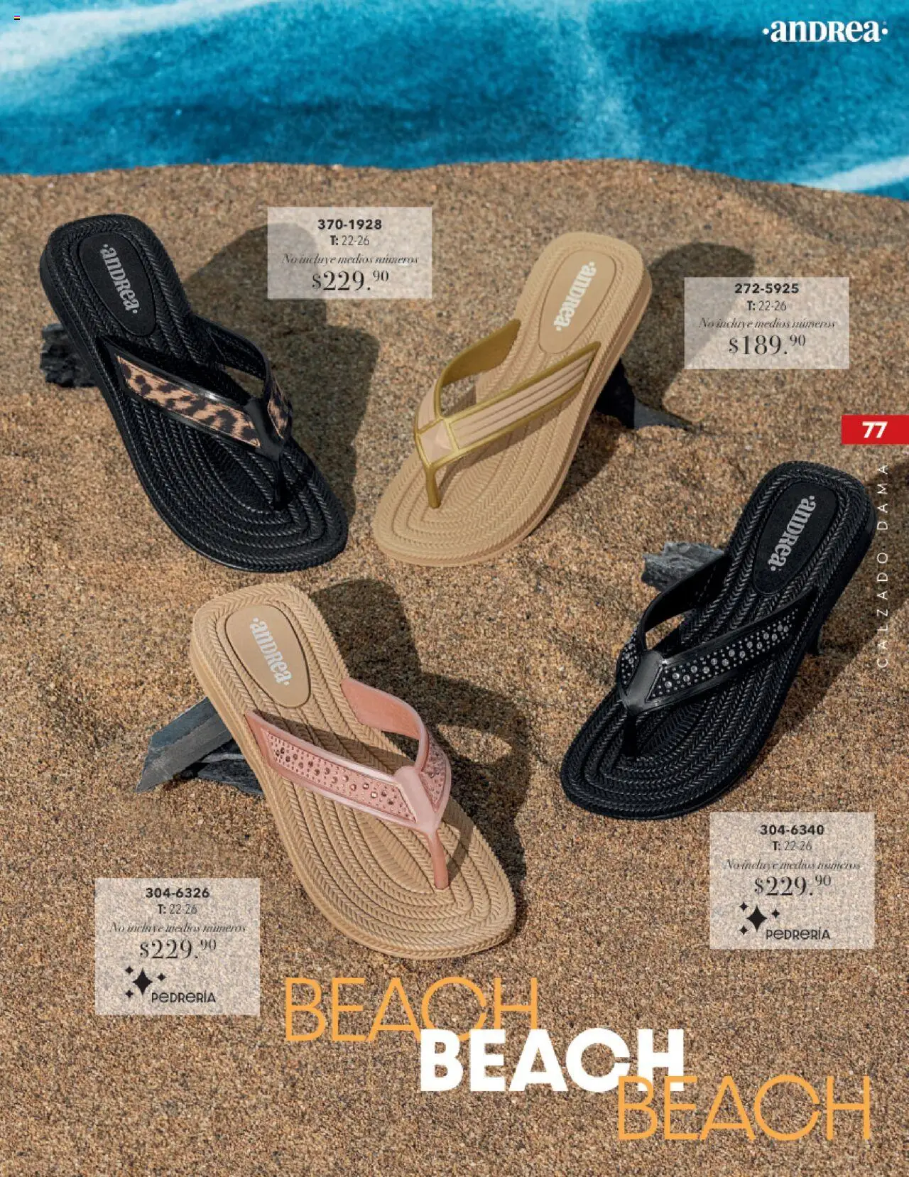 Nuevas ofertas de Andrea válidas en toda la República Mexicana desde el 17.08.2025. ¡Encuentra las mejores ofertas en Andrea - Catálogo Tropical Otoño / Invierno! | Página: 77