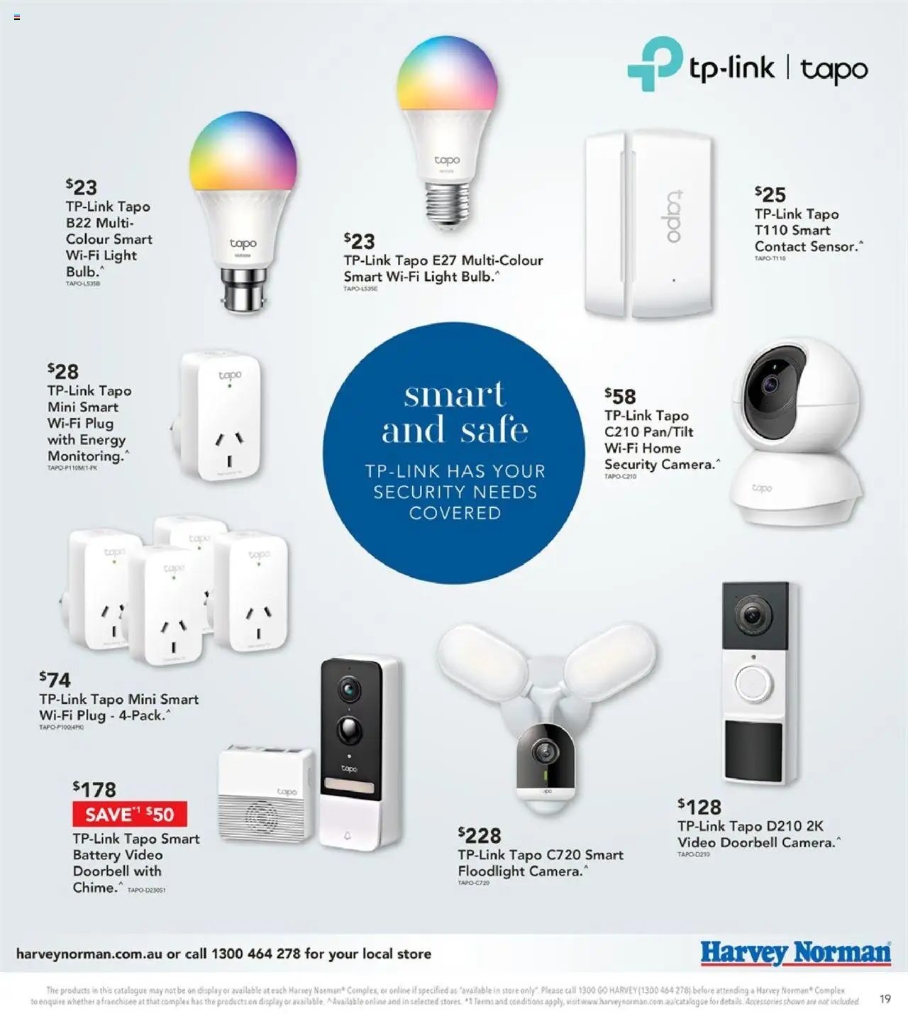 Harvey Norman catalogue - valid from 18.09.2025 | Page: 19 | Products: Battery, Light, Doorbell, Safe