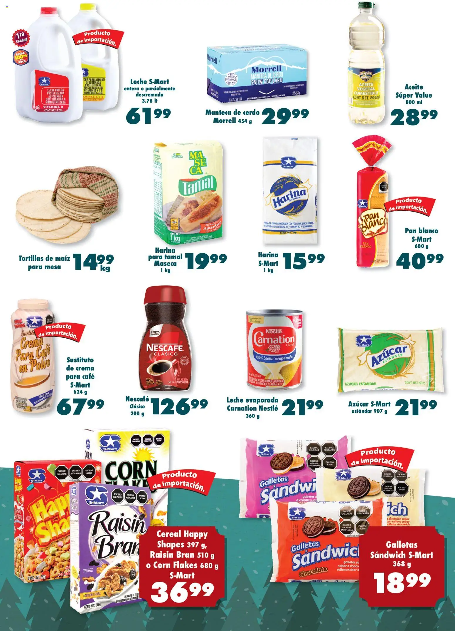 Nuevas ofertas de S-Mart válidas en toda la República Mexicana desde el 05.12.2025. ¡Encuentra las mejores ofertas en S-Mart folleto Juárez! | Página: 5 | Productos: Crema, Leche, Pan, Vitaminas