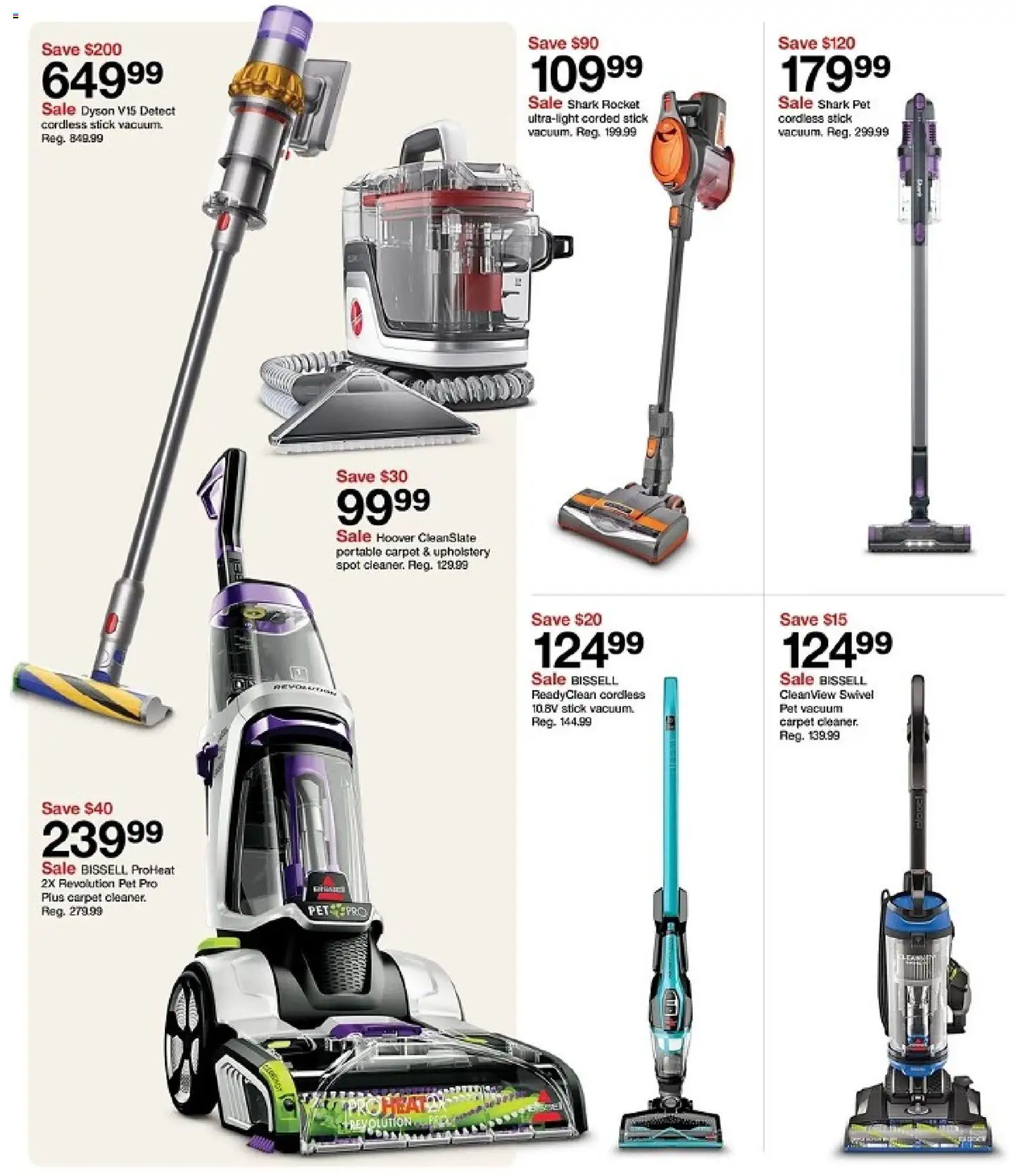 Target Weekly Ad - valid from 12.04.2026 | Page: 15 | Products: Vacuum, Swivel, Carpet