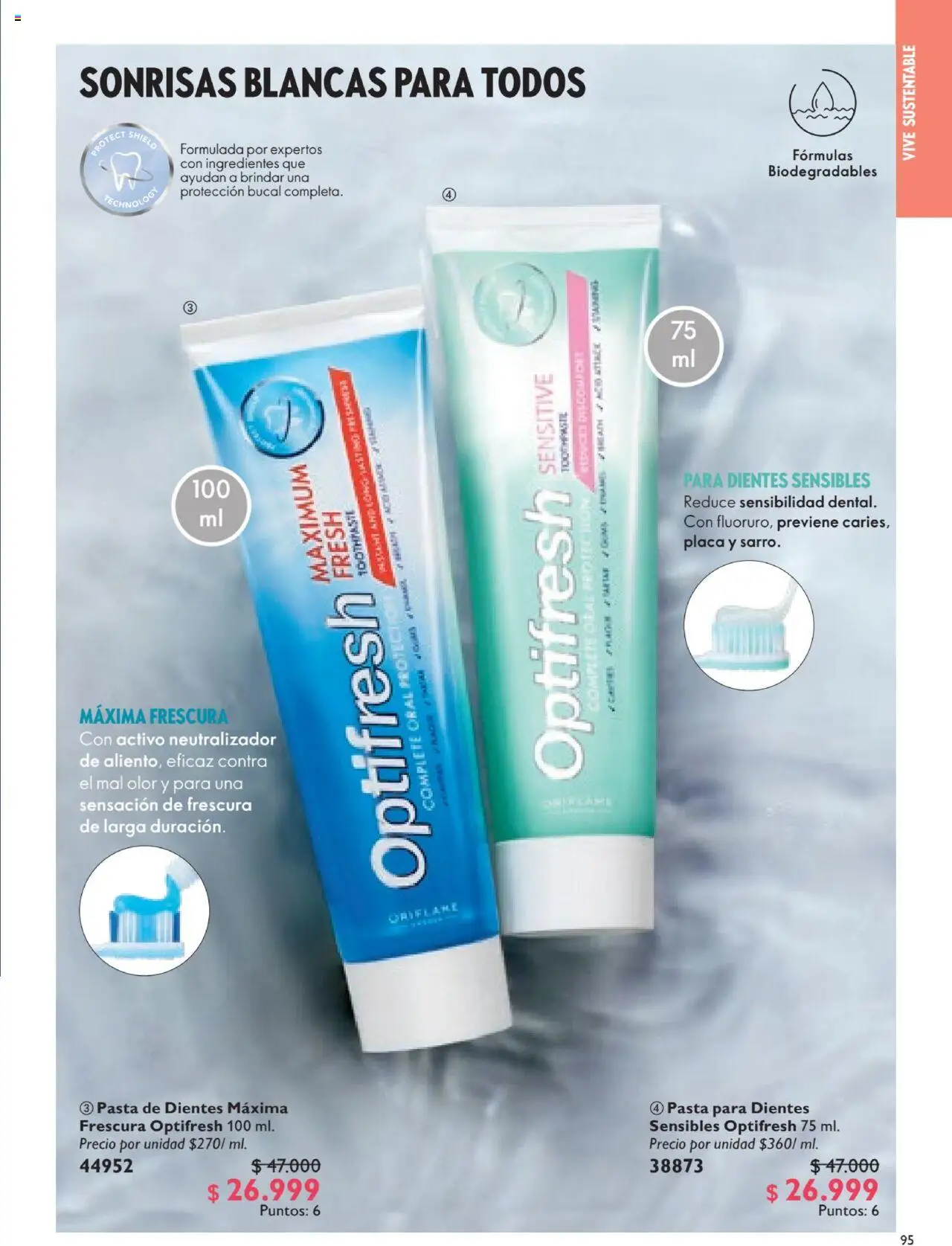 Oriflame revista - valida desde el 12.07.2025 | Página: 95 | Productos: Pasta