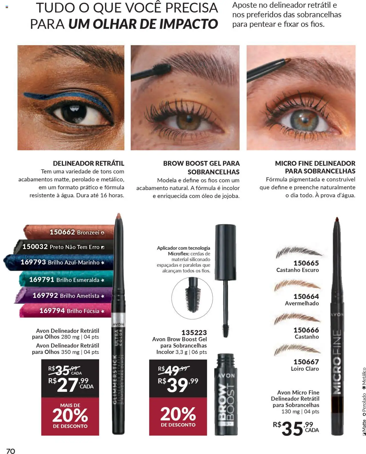 Avon Folheto - válido de 16.06.2025 | Página: 70 | Produtos: Delineador, Óleo