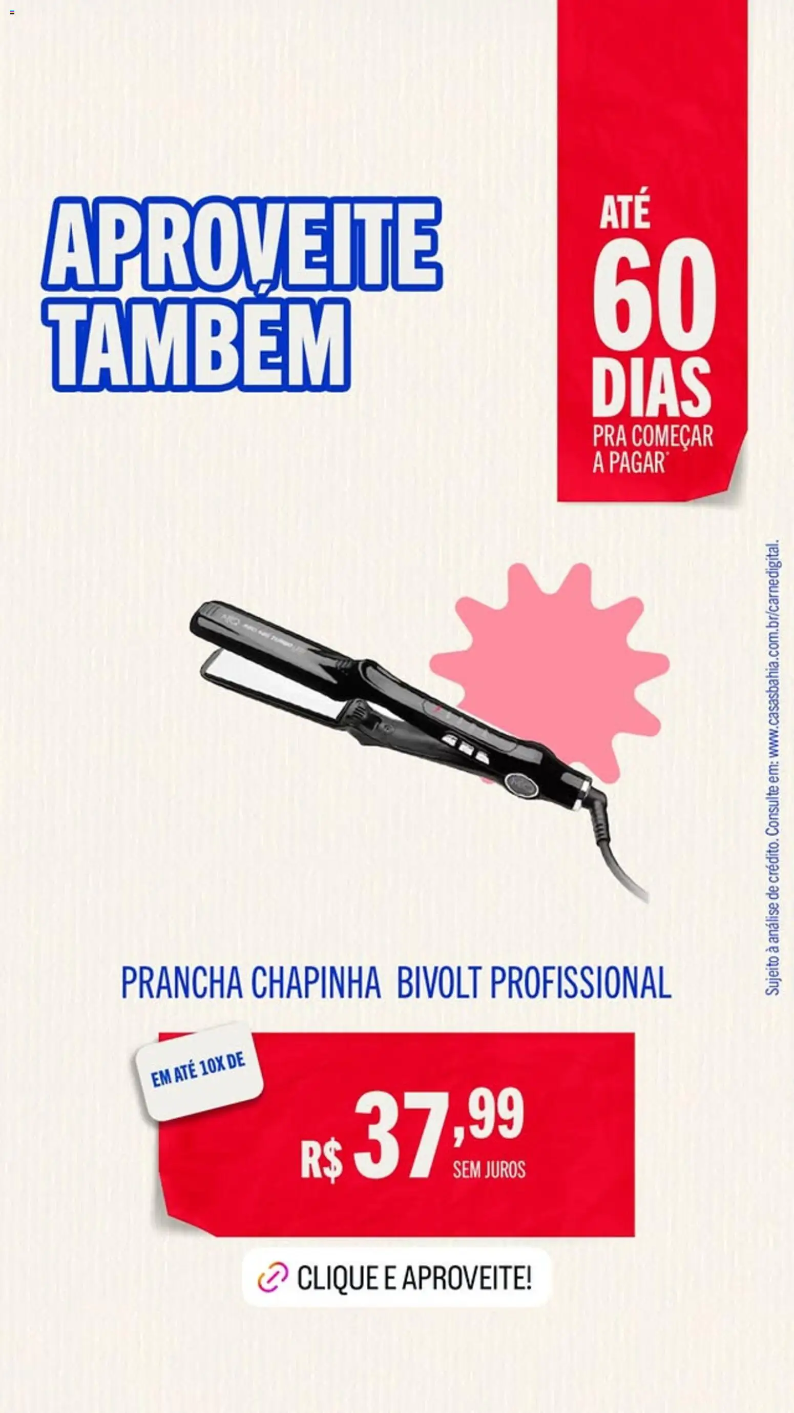 Casas Bahia Folheto - válido de 24.10.2025 | Página: 4 | Produtos: Chapinha, Prancha