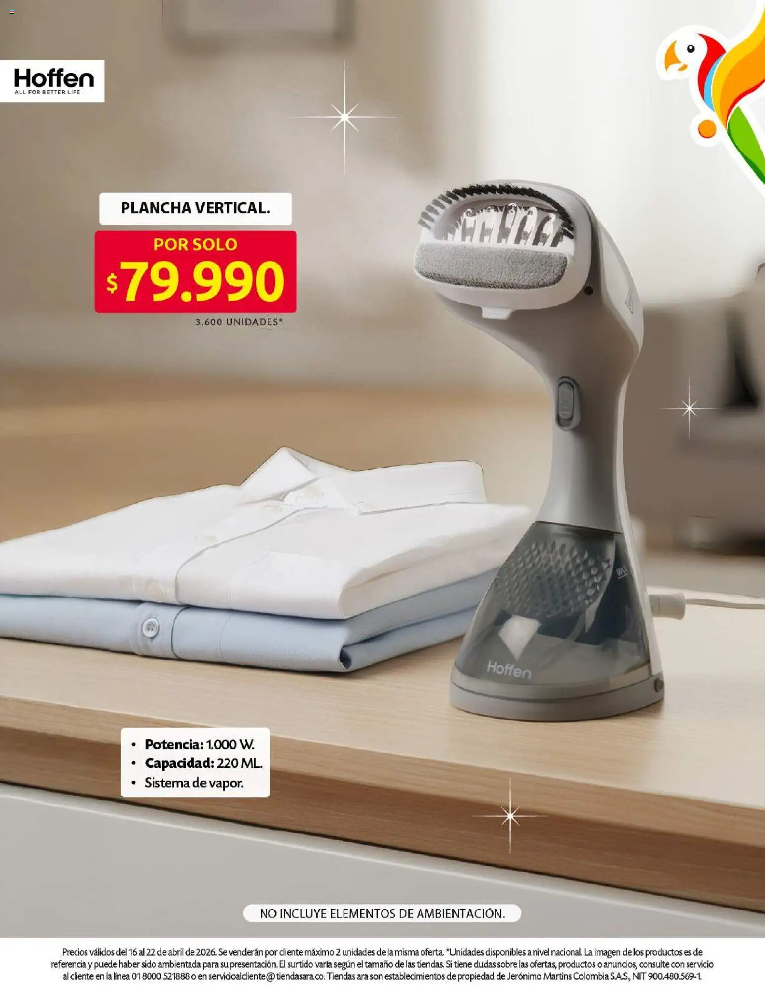 Ara revista - valida desde el 16.04.2026 | Página: 10 | Productos: Plancha, Sobre